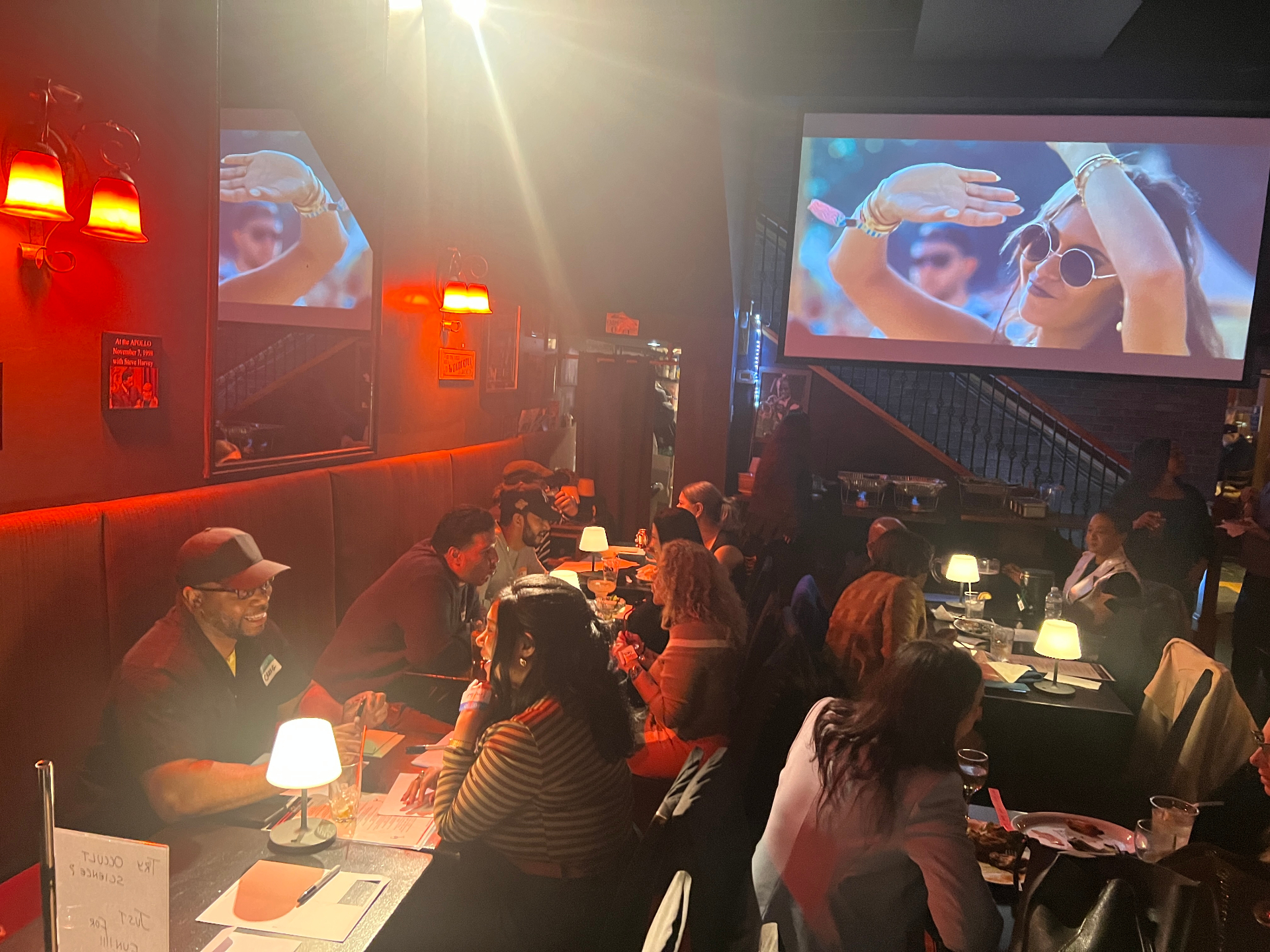 Networking event crowd