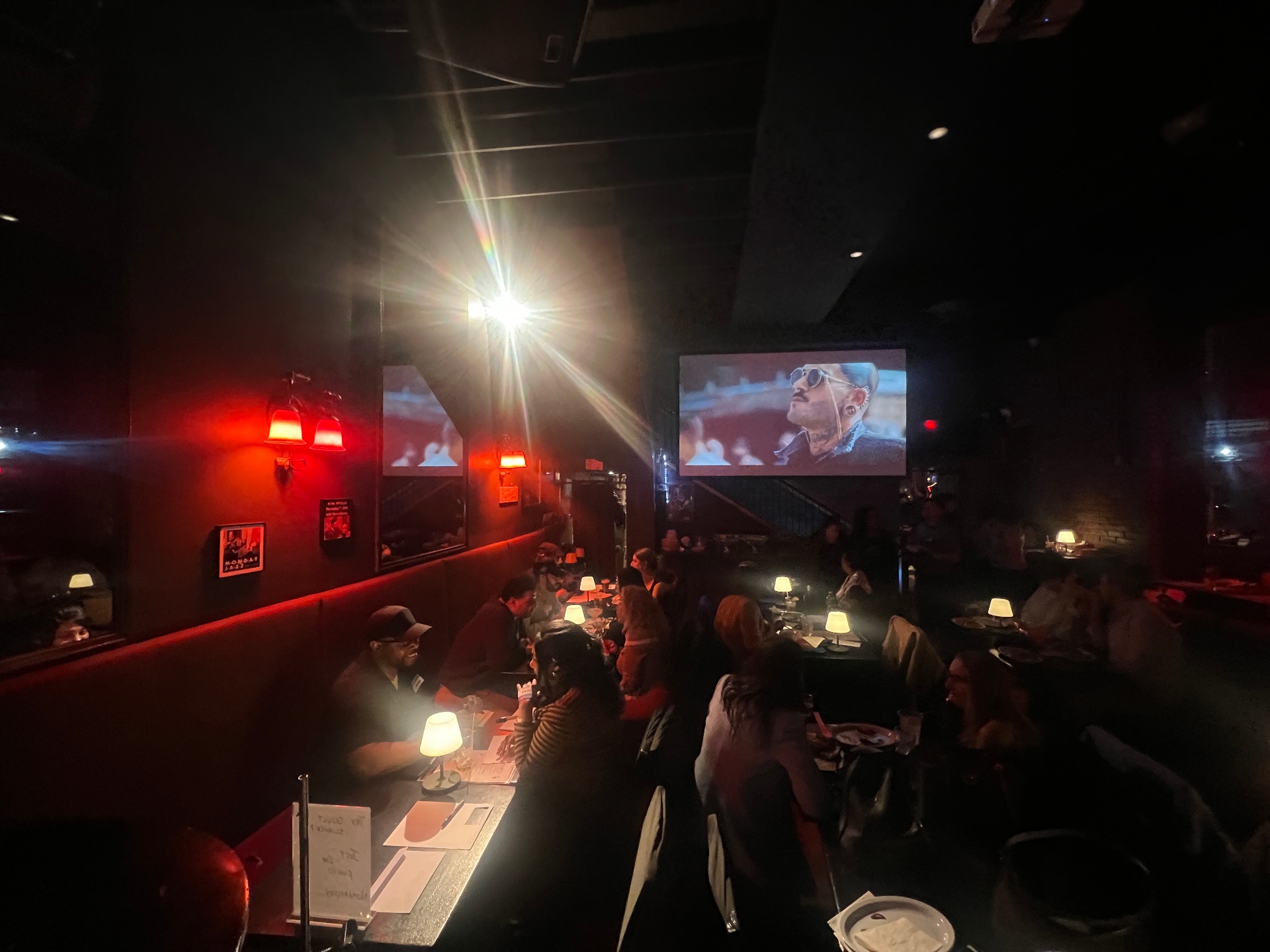 Business professionals connecting